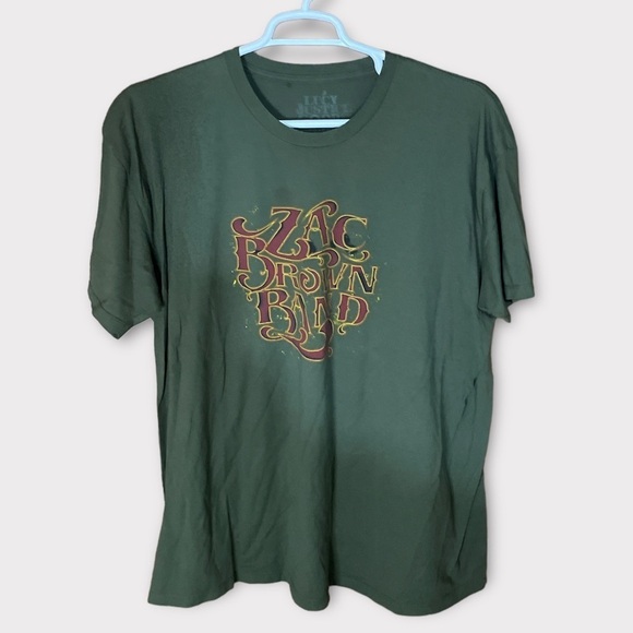 2012 Zac Brown Band T-shirt Mens XXL Concert Casual Country Rock Music Tour Logo - Picture 1 of 7